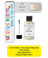Paint For Fiat/Lancia 500 Bianco Avorio Code 020B Car Touch Up Paint