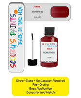Paint For Fiat/Lancia 500 Ragamuffin Red Code 164B Car Touch Up Paint