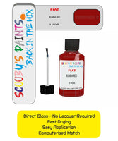Paint For Fiat/Lancia Qubo Rumba Red Code 199A Car Touch Up Paint