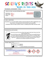 Paint For Fiat/Lancia 500 Blu Mare Code 483B Car Touch Up Paint