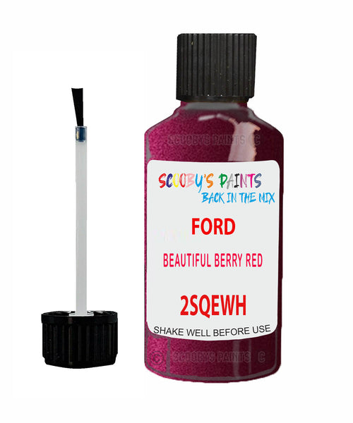 Car Paint Ford Puma Beautiful Berry Red 2Sqewha Scratch Stone Chip Kit