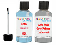 Ford Tourneo Courier Bermuda Blue 942A Anti Rust primer undercoat
