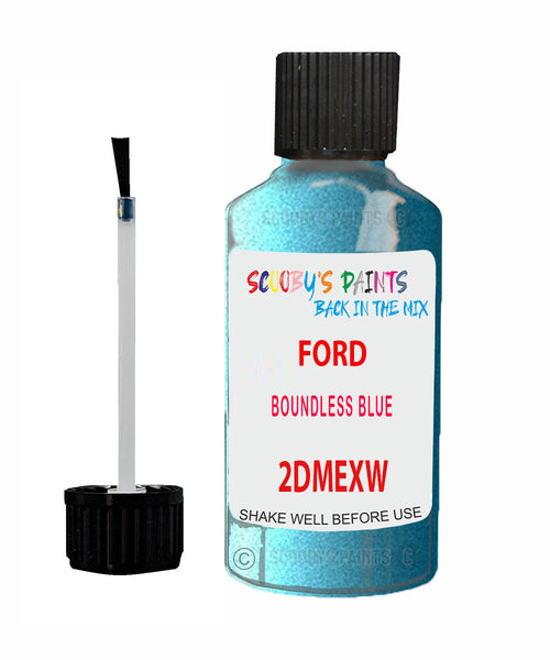 Car Paint Ford Fiesta St Boundless Blue 2Dmexwa Scratch Stone Chip Kit