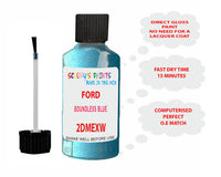Ford Fiesta Boundless Blue 2Dmexwa paint where to find my paint code