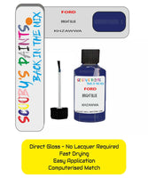 Paint For Ford Fiesta Bright Blue Code R Touch Up Paint Scratch Stone Chip Kit