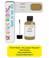 Paint For Ford Fiesta Citrus Gold Code R Touch Up Paint Scratch Stone Chip Kit