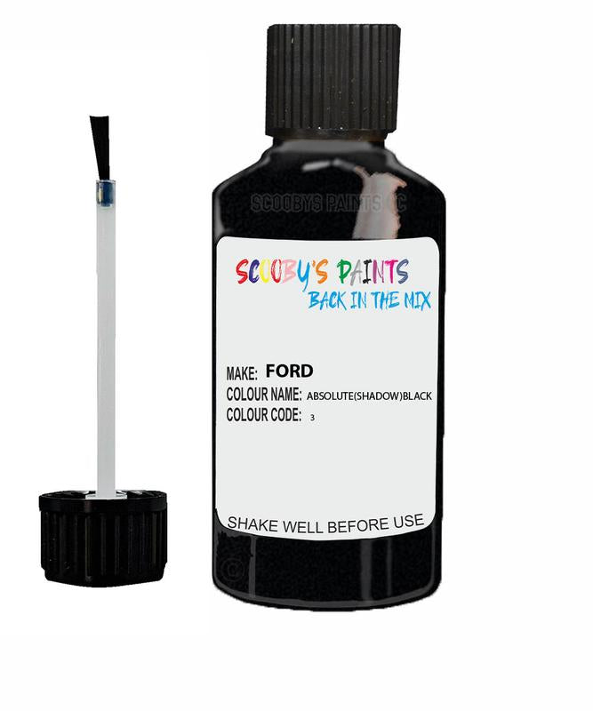 Peinture De Retouche Voiture 30ml MYLDAN - Noir Brillant Pour Ford Focus Kuga - Neuf Fabriqué En Allemagne