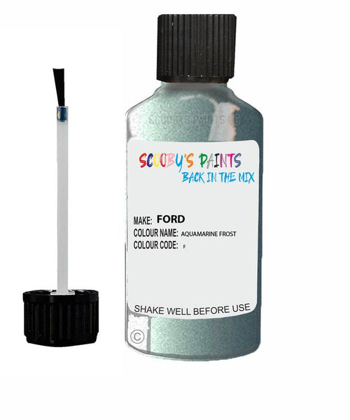 ford ka aquamarine frost code f touch up paint 1998 2005 Scratch Stone Chip Repair 