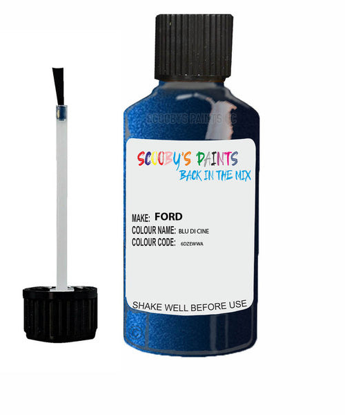 Car Paint Ford Focus Cabrio Blu Di Cine 6Dzewwa Scratch Stone Chip Kit
