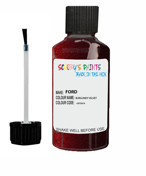 Car Paint Ford Explorer Burgundy Velvet Grtewta Scratch Stone Chip Kit