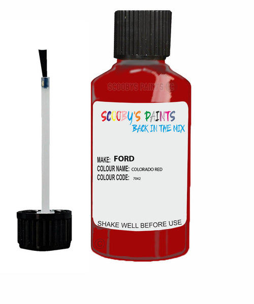 Car Paint Ford Focus St Colorado Red 7042 Scratch Stone Chip Kit