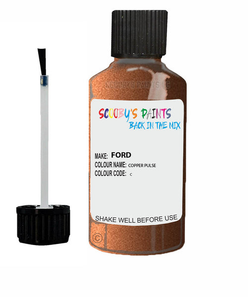Car Paint Ford Ecosport Copper Pulse C Scratch Stone Chip Kit
