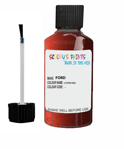 ford ranger copper red code j touch up paint 2010 2020 Scratch Stone Chip Repair 
