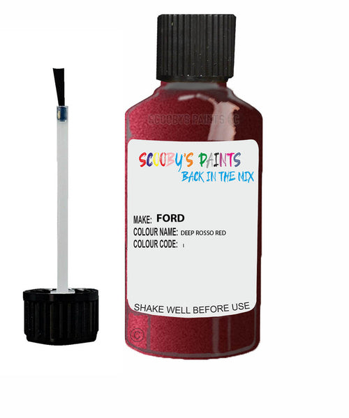 Car Paint Ford Fusion Deep Rosso Red I Scratch Stone Chip Kit