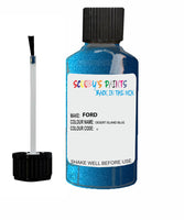 Car Paint Ford Focus St Desert Island Blue Ij Scratch Stone Chip Kit