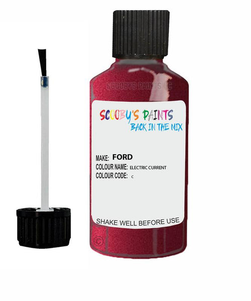ford mondeo electric current code c touch up paint 1990 2004 Scratch Stone Chip Repair 