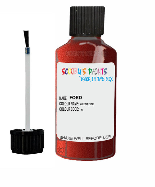 Car Paint Ford Focus Cabrio Grenadine N Scratch Stone Chip Kit