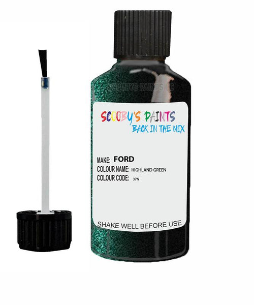 ford transit highland green code gs touch up paint 1990 1981 Scratch Stone Chip Repair 