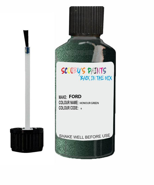 ford focus honour green code 9 touch up paint 2002 2006 Scratch Stone Chip Repair 