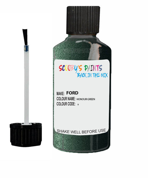 Car Paint Ford Fusion Honour Green 9 Scratch Stone Chip Kit