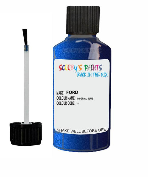 ford ka imperial blue code t touch up paint 1990 2005 Scratch Stone Chip Repair 