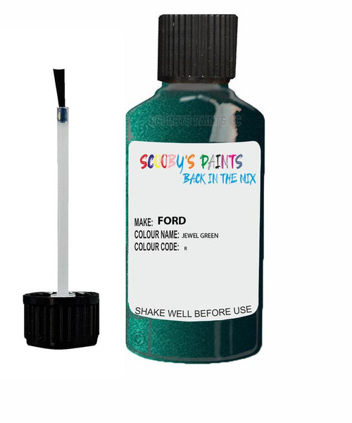 ford mondeo jewel green code r touch up paint 1997 2005 Scratch Stone Chip Repair 