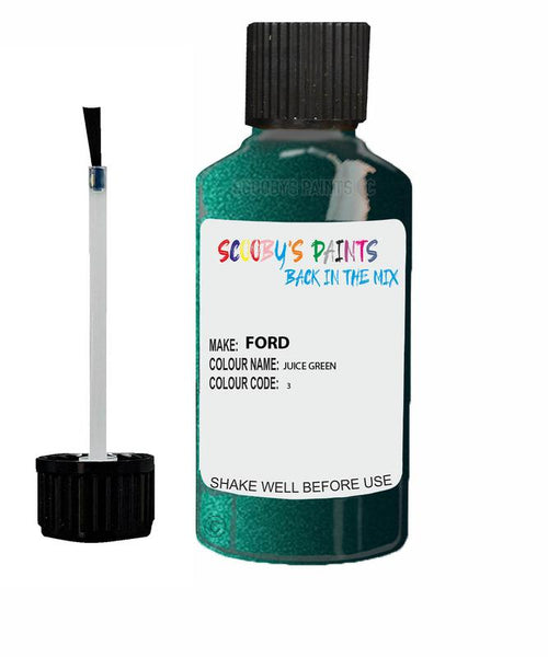 ford focus juice green code 3 touch up paint 1994 2005 Scratch Stone Chip Repair 