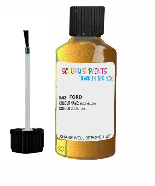 ford fiesta luxe yellow code jfse touch up paint 2019 2020 Scratch Stone Chip Repair 