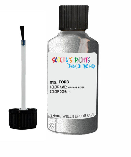 Car Paint Ford Fusion Machine Silver 72 Scratch Stone Chip Kit