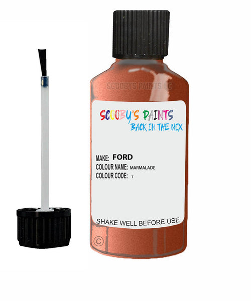 Car Paint Ford Tourneo Courier Marmalade T Scratch Stone Chip Kit