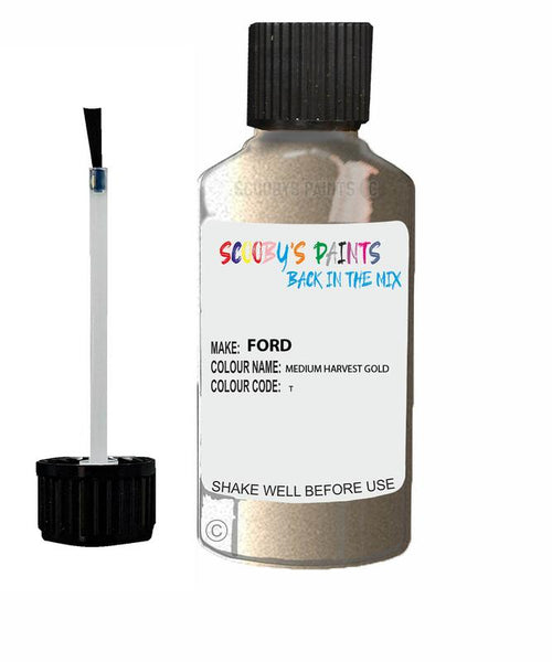 ford galaxy medium harvest gold code t touch up paint 1998 2005 Scratch Stone Chip Repair 