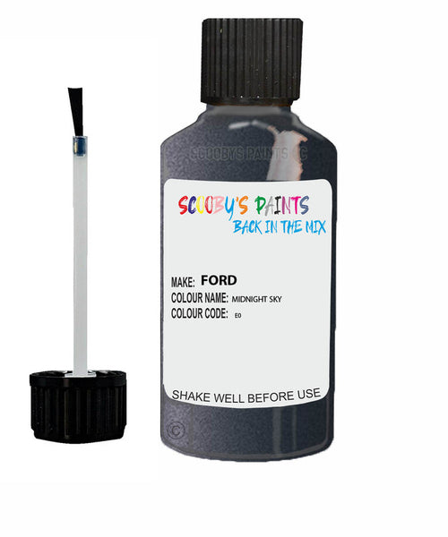 Car Paint Ford Fusion Midnight Sky E0 Scratch Stone Chip Kit