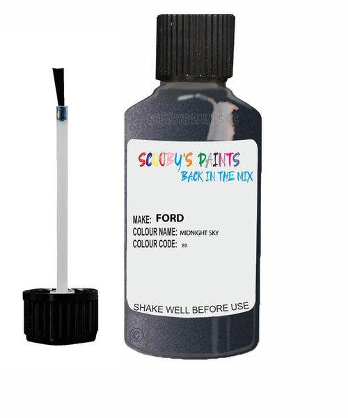 ford focus midnight sky code e0 touch up paint 2010 2016 Scratch Stone Chip Repair 