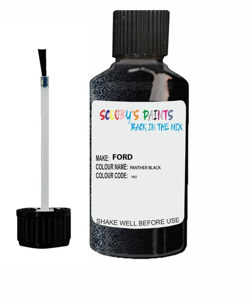 ford focus panther black code h6j touch up paint 1997 2017 Scratch Stone Chip Repair 