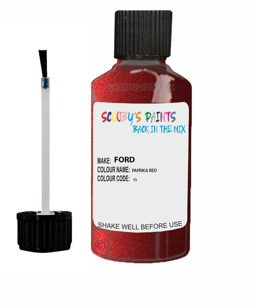 ford transit paprika red code es touch up paint 1995 1999 Scratch Stone Chip Repair 