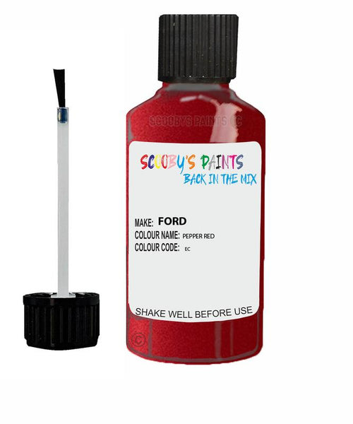 ford focus pepper red code ec touch up paint 1997 2007 Scratch Stone Chip Repair 