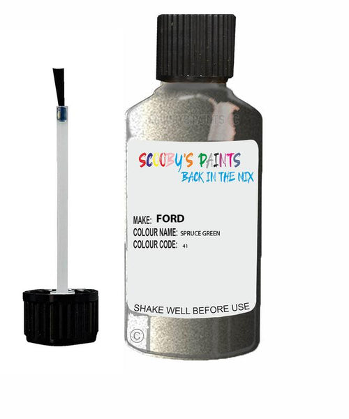 ford mondeo spruce green code 41 touch up paint 1999 2005 Scratch Stone Chip Repair 