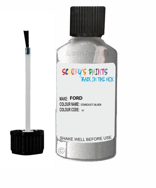 ford mondeo stardust silver code 63 touch up paint 1993 2008 Scratch Stone Chip Repair 