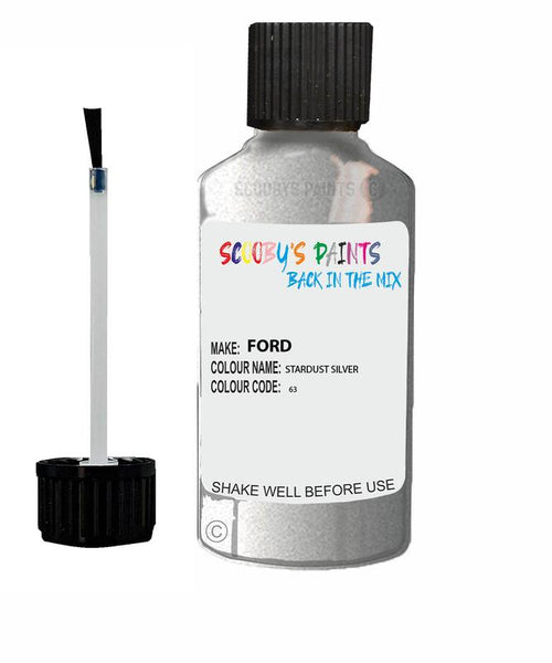 ford galaxy stardust silver code 63 touch up paint 1993 2008 Scratch Stone Chip Repair 