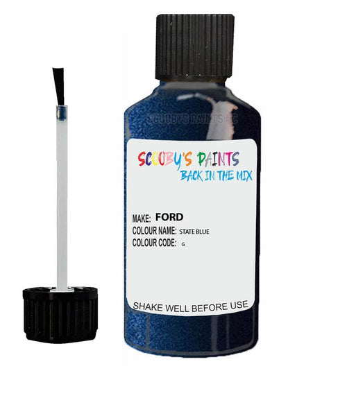 ford focus state blue code g touch up paint 1995 2011 Scratch Stone Chip Repair 