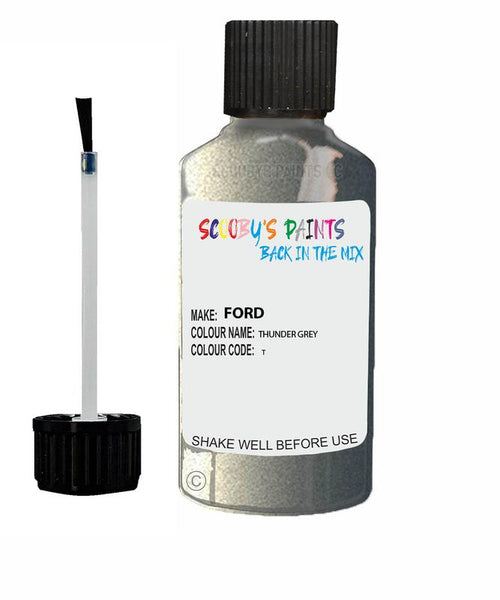 ford s max thunder grey code t touch up paint 2007 2015 Scratch Stone Chip Repair 