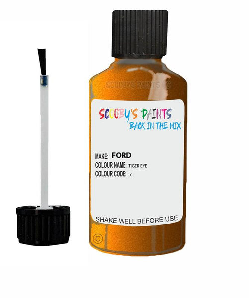 ford focus tiger eye code c touch up paint 2016 2020 Scratch Stone Chip Repair 