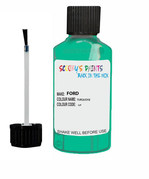 ford mondeo turquoise code gjp touch up paint 2000 2000 Scratch Stone Chip Repair 