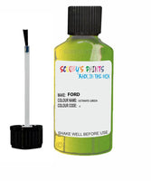 ford focus ultimate green code g touch up paint 2009 2011 Scratch Stone Chip Repair 