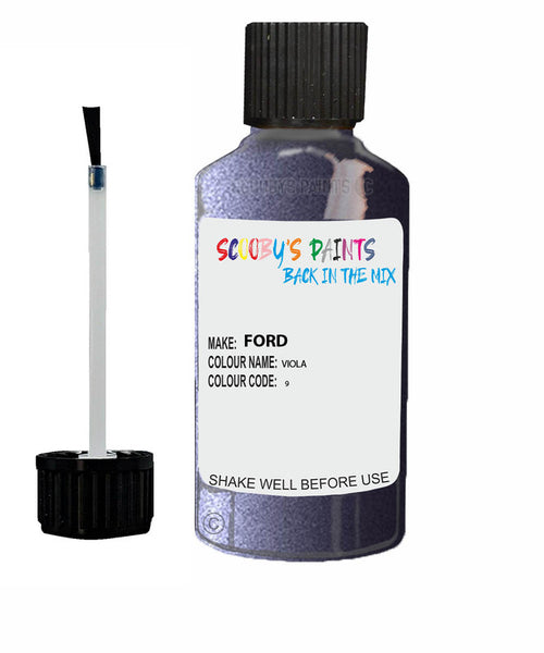 Car Paint Ford Fusion Viola 9 Scratch Stone Chip Kit