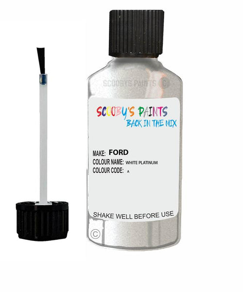 ford s max white platinum code a touch up paint 2014 2020 Scratch Stone Chip Repair 