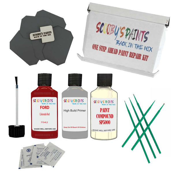 Paint For FORD Colorado Red Code: 7042 Paint Detailing Scratch Repair Kit