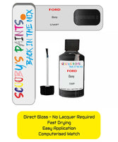 Paint For Ford Fiesta Ebony Code E Touch Up Paint Scratch Stone Chip