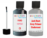 Ford Explorer Flight Blue C8 Anti Rust primer undercoat