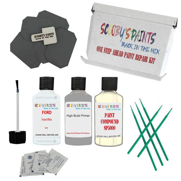 Paint For FORD Frozen White Code: W Paint Detailing Scratch Repair Kit